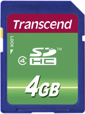 Image de Transcend 4GB SDHC Classe 4