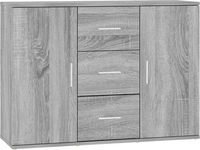 Immagine prodotto di Credenza Grey Sonoma 91x29,5x65 cm Materiale a base di legno