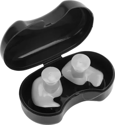 Produktbild von Silikon wasserdichte staubdichtes Spiralohr für Kinder und Erwachsene Schwimmbehörde (grauweiß)