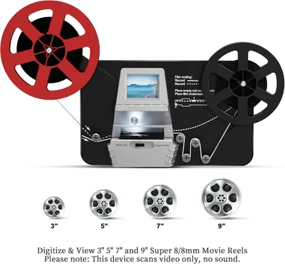 Zdjęcie produktu dla Super-skaner filmów - skaner filmów, konwerter filmów, urządzenie do digitalizacji filmów, urządzenie do digitalizacji wideo
