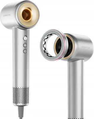 Immagine prodotto di Asciugacapelli COSHARE HD10, ShineRing, ioni negativi, 110.000 giri/min