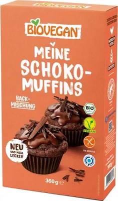 Produktbild von Biovegan Backmischung Meine Schokomuffins 360 g