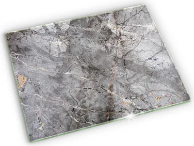 Produktbild von Grabkerze Untersetzer Glastafel Gummifüße Motiv - 52x40 cm - Steinstruktur