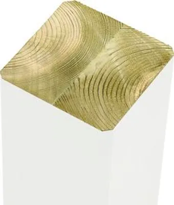 Immagine prodotto di Palo PLUS incollato, testa tonda 9 x 9 x 98 cm RAL 9010 bianco