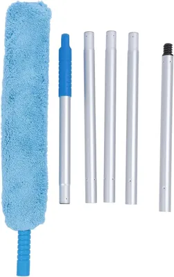 Productafbeelding van Uittrekbare Plumeau - Stofwisser Lange - Stof Vrij Maken - Flexibele Stofverwijdering - 54 cm - Blauw