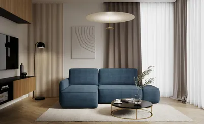 Produktbild von KEF Ecksofa Mona – L-Form – 229x86x148 cm – Möbel für Wohnzimmer – Liegefläche 129x190 cm – Mit Schlaffunktion – Polsterstoff – Rechtsseitig Cremona 79