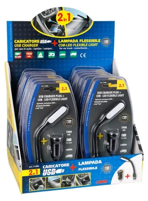 Produktbild von LED COB Flexible Lampe mit USB-Ladegerät 12/24V