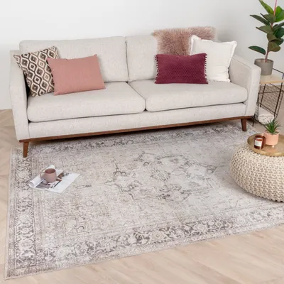 Produktbild von Volero - Teppich Vintage - Lugan Hellbraun - 200x290 cm - Wohnzimmer, Esszimmer, Schlafzimmer - Klassik, Industrielle, Modern, Orientalisch