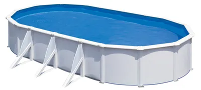 Immagine prodotto di Piscina in acciaio Ovale 730x375x120 h con depuratore a sabbia serie Fidji GRE KIT730ECO