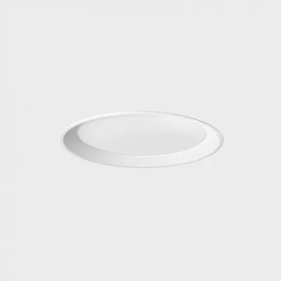 Image de KOHL LIGHTING LIM MIRANDA : luminaire encastré avec un diamètre de cadre de 120 mm, blanc, 8 W, IRC 80, 4000 K, non gradable