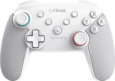 Obrázok produktu pre Trust GXT 1246W MUTA, Gamepad, Nintendo Switch, Nintendo Switch Lite, D-pad, Tlačidlo reštart, Tlačidlo výberu, Tlačidlo štart, Tlačidlo turbo, Bezdrôtový, Bluetooth, Biela