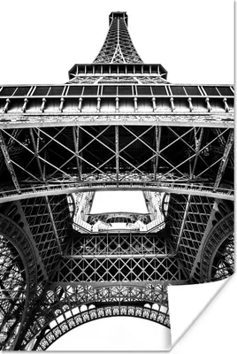 Produktbild von MuchoWow® Poster Unter dem Eiffelturm 40x60 cm - Plakate für die Wand - Poster Babyzimmer