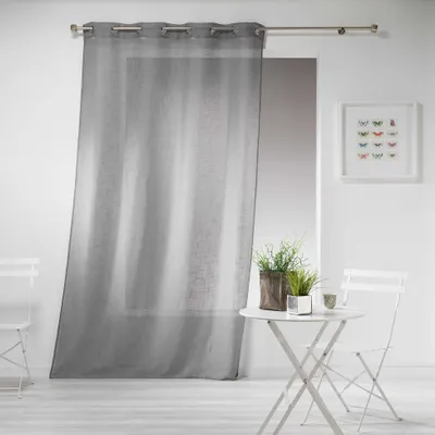 Zdjęcie produktu dla Zestaw wypoczynkowy Curl z efektem płótna 140 x 240 cm, HALTONA, szary
