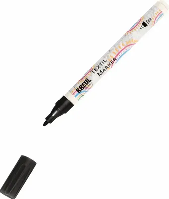 Produktbild von KREUL Textil Marker fine Schwarz