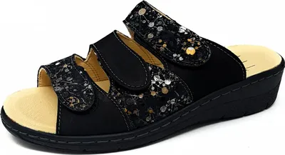 Image de Belvida Pantolette Schwarz