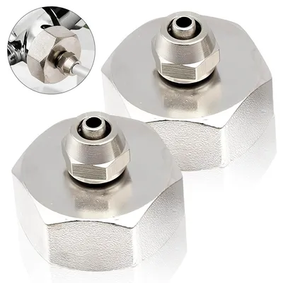 Produktbild von 2 Stück Wasseranschluss Adapter 3/4 auf 1/4 Zoll für Kühlschrank Wasserfilter