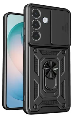 Zdjęcie produktu dla Techsuit seria CamShield, Etui z osłoną Samsung Galaxy S26 Edge - czarne