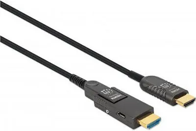 Immagine prodotto di Manhattan 355513 MANHATTAN HDMI LWL Stecker-Stecker/MicroHDMI St 4K@60Hz 20m