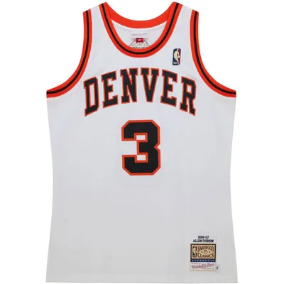 Produktbild von Allen Iverson Denver Nuggets Authentic Swingman Jersey - L