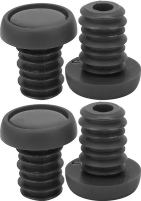 Produktbild von ZTTO Lenkerendstopfen Schwarz, aus Polyesterkautschuk, verschleißfest & druckbeständig, für 22,2 mm Lenker, perfekt für Mountainbike & Kinderroller