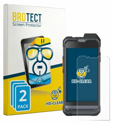Produktbild von 2x Für Hytera PNC460 Schutzfolie BROTECT Displayschutz Display Schutz Folie Klar Transparent