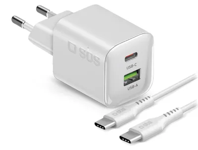 Image de SBS  Kit chargeur 30W GaN avec câble USB‑C 1,5 m