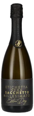 Image de Sacchetto Spumante Etichetta Nera Extra Dry Millesimato 2025 11% Vol. 0,75l