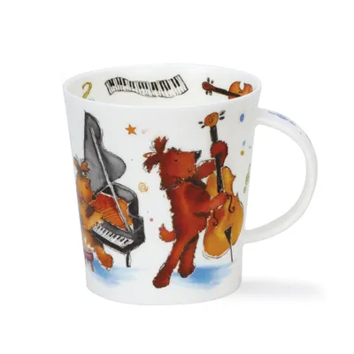 Produktbild von DUNOON Becher, Tassen Lomond GROOVY Dogs mit Katzen 320ml Formano WA