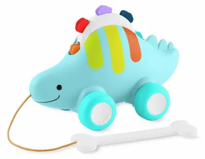 Produktbild von Skip Hop Spielzeug Stegosaurus 2-in-1 Ziehfigur Dino