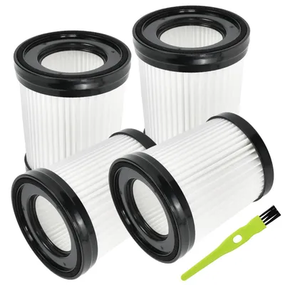 4er-Set HEPA-Filter für Akku-Staubsauger, waschbar