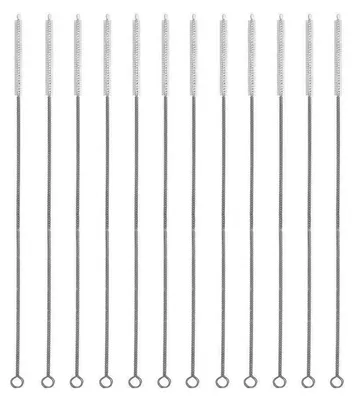 Image de Brosses de nettoyage, dimensions 150 x 8 mm, lot de 12, couleur blanche