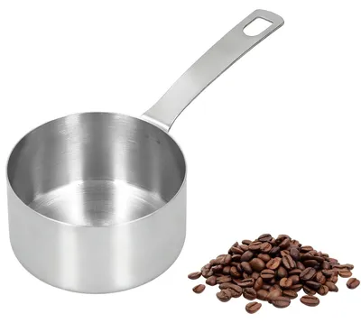 Messlöffel aus Edelstahl mit Skala, 1 Tasse, Küchenhelfer
