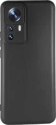 Produktbild von SCHWARZ TPU Silikon Matt Hülle für Xiaomi 12T Pro 5G Handy Case Cover Bumper Etui Handyhülle Schutzhülle Backcover