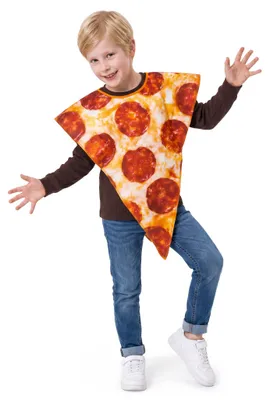 Produktbild von Pizza Stück - Karneval Faschingskostüm Kinder Kindergröße: 98-104