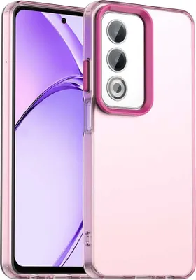 Produktbild von Hülle für Oppo A80 - Phonesta HardFrost Semi-Transparent Back Cover - Mattrosa