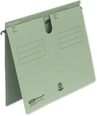 Produktbild von Hängehefter Sorte 81 grün Packung mit 50 Stück
