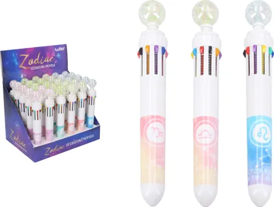 Obrázek produktu pro Propiska vícebarevná (10 barev) 0.5mm - Zodiac