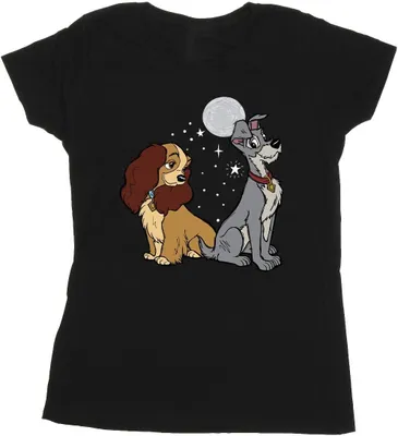 Produktbild von Disney - "Lady And The Tramp" T-Shirt für Damen BI26158 (XXL) (Schwarz)