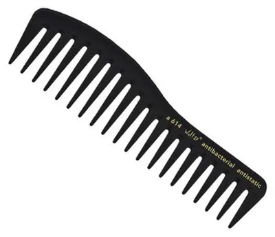 Produktbild von Herculess Sägemann A614 schwarz Wolf37 7 Damensträhnenkamm Wolf37 A6