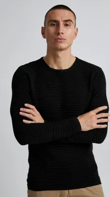Produktbild von !Solid SDStruan Herren Strickpullover Feinstrick Pullover mit Rundhalsausschnitt und Struktur Strick