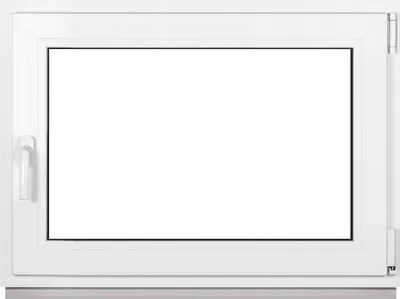 Produktbild von Framex Kellerfenster Fenster Kunststofffenster Weiß Breite x Höhe 95 x 60 cm (950 x 600 mm) 2fach (32 mm) Dreh Kipp DIN Rechts - Premium