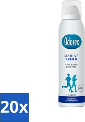 Obrázek produktu pro Odorex Deodorant ve spreji Marine Fresh 150 ml - hodnotné balení - 20 kusů