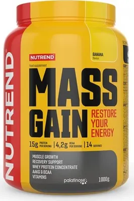 Productafbeelding van Nutrend Mass Gain 2100g - Smaak: Biscuit