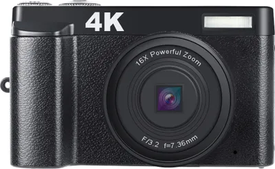 Zdjęcie produktu dla INF Aparat cyfrowy 48 MP, 1080p HD, 16-krotny zoom, odchylany ekran Czarny