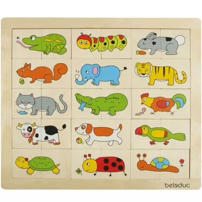 Produktbild von Beleduc Match & Mix Animals Brettspiel Mehrfarbig Kinder Mehrfarbig One Size