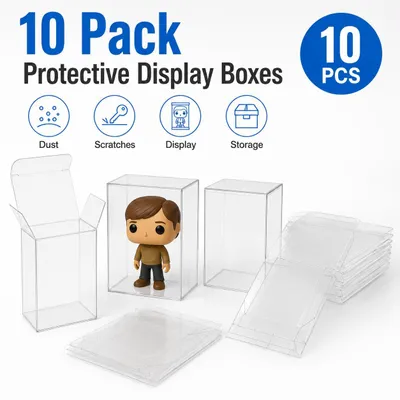 Produktbild von 10x Transparente Schutzvitrine für Standard-Figuren