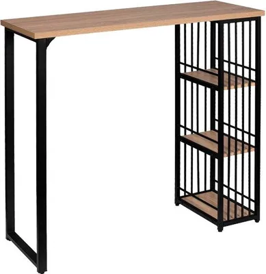 Produktbild von Bartafel aus Licht Holz - 120x40x105 cm - Bistro- und Küchentisch - für Innen- und Außenbereich