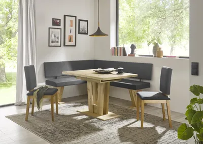Produktbild von Eckbank Eckbankgruppe VERONA II 150x190 cm Eiche mit Tisch Varese