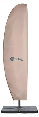 Produktbild von Sekey Sonnenschirm Schutzhülle für Ampelschirm mit Stab, 280×30/81/46 cm Abdeckhauben für Sonnenschirm, 100% Polyester