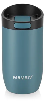 Isolierbecher 350 ml Edelstahl doppelwandig dunkelgrün